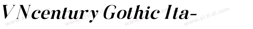 VNcentury Gothic Ita字体转换 VNcentury Gothic Ita字体转换